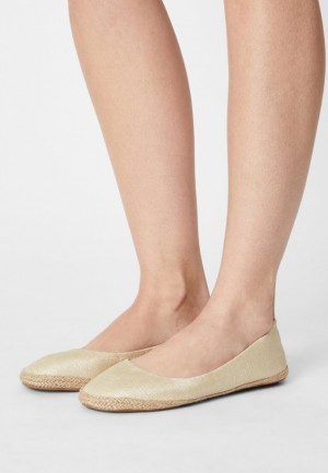 Anna Field Espadrilles Ballerina Dam Guld | TWE-034718