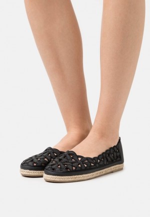 Anna Field Espadrilles Ballerina Dam Svarta | LJA-079583