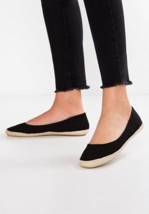 Anna Field Espadrilles Ballerina Dam Svarta | WMY-290654