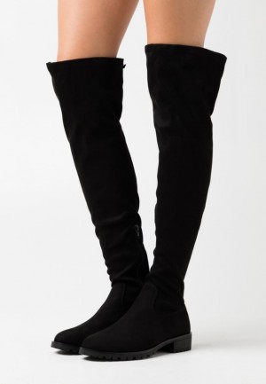 Anna Field Over The Knee Boots Stövlar Dam Svarta | DYW-035147