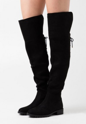 Anna Field Over The Knee Boots Stövlar Dam Svarta | TWG-257634