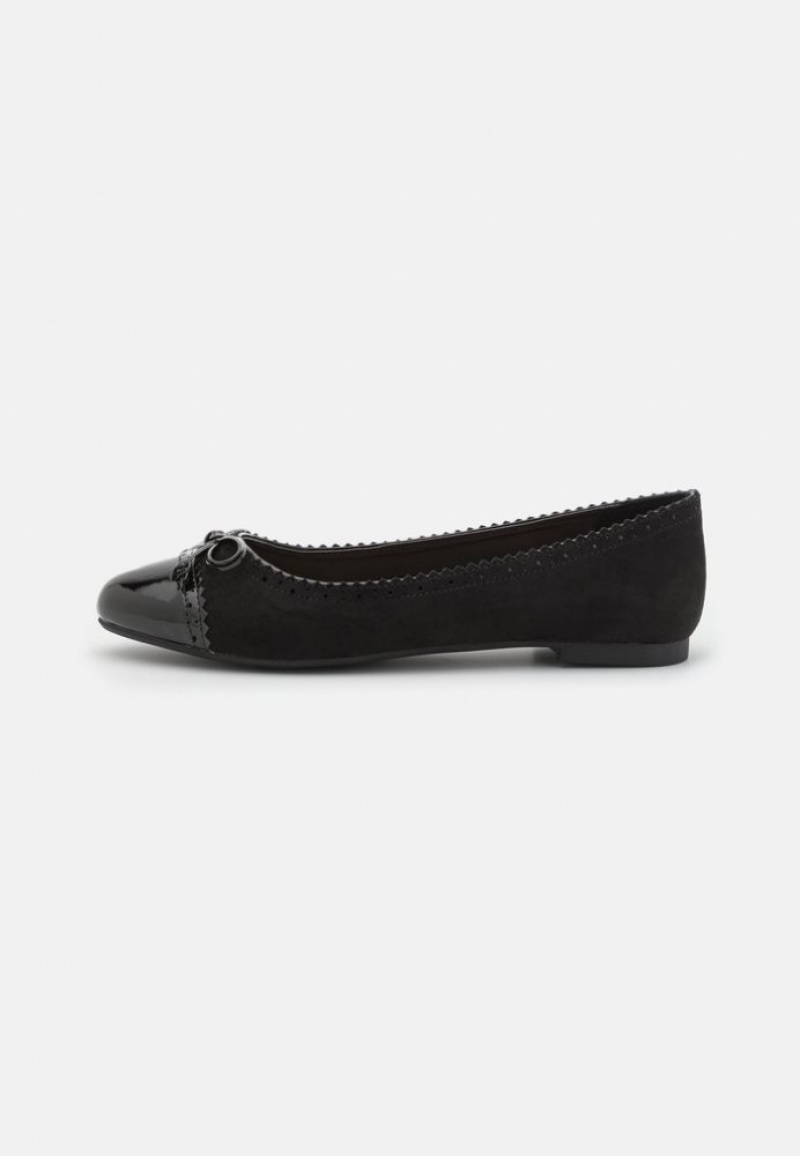 Anna Field Ballet Pumps Ballerina Dam Svarta | PER-269384